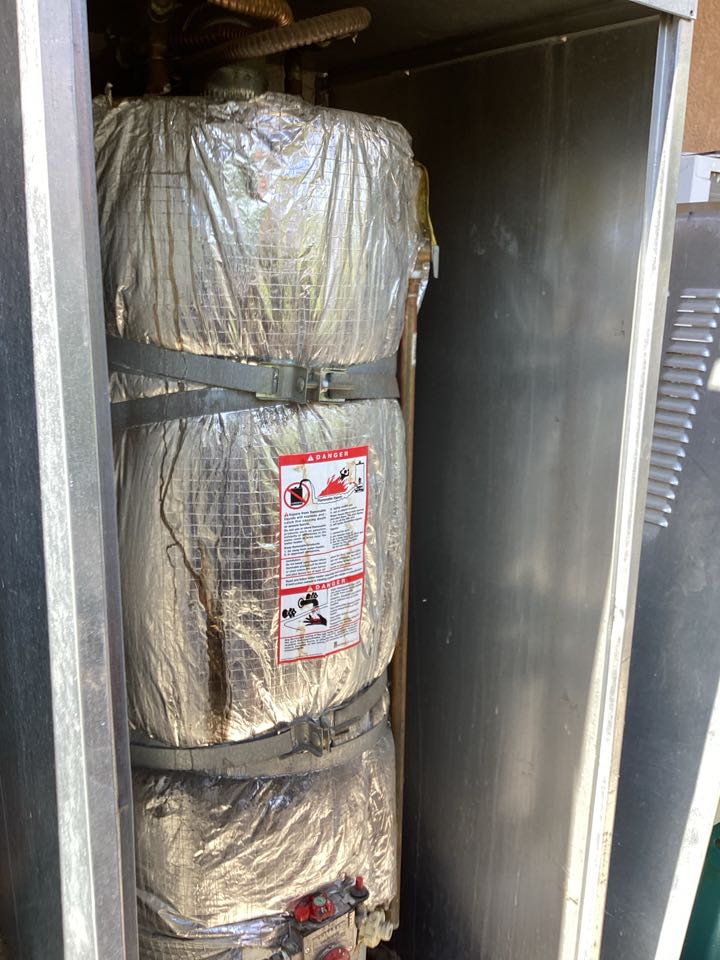 Water heater installed in Baldwin Park, California for a single-family two bathroom house