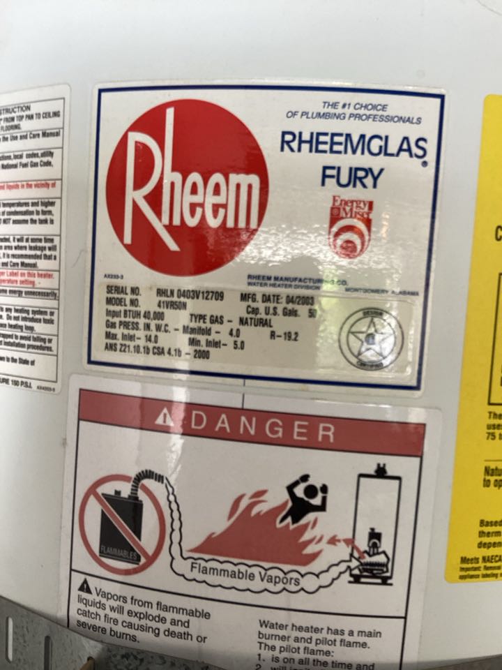 Water heater installed in Azusa, California for single-family three bathroom house