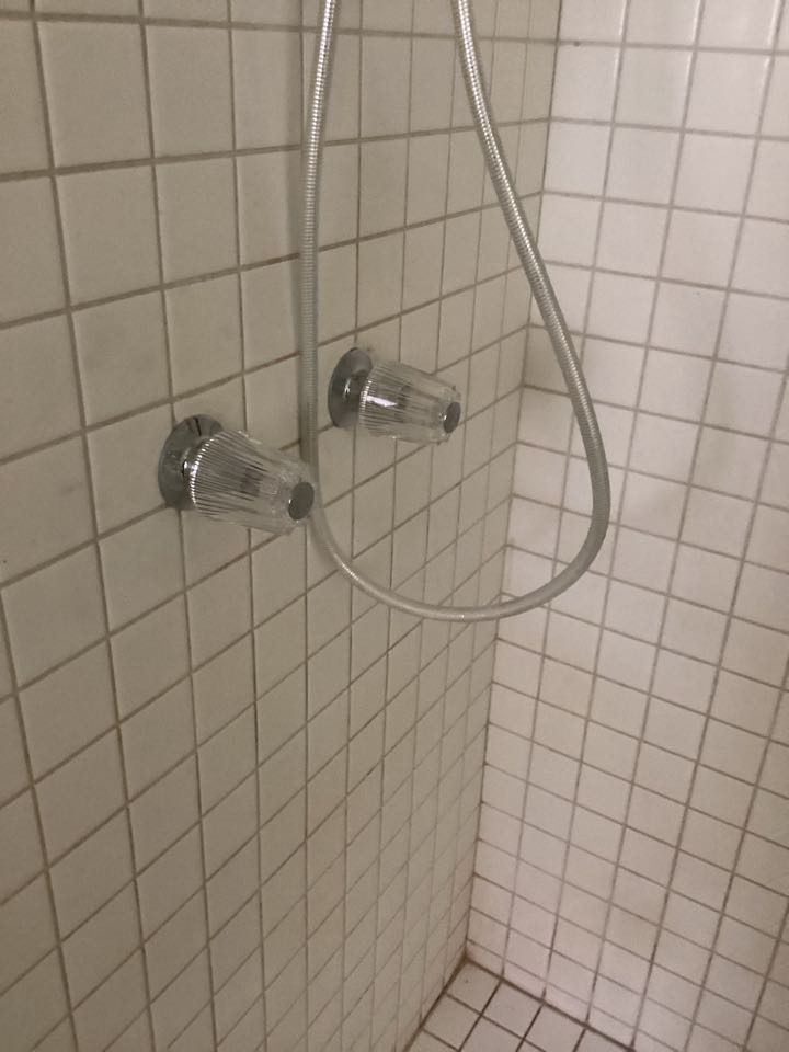 Replace handles and stands for upstairs master bedroom shower in Anaheim, California