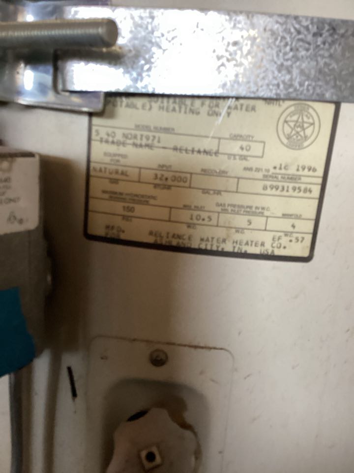 Water heater installed in Baldwin Park, California for a single family to bathroom house