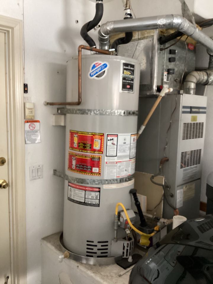 water heater install in San Dimas, California for a single-family 4 bathroom house