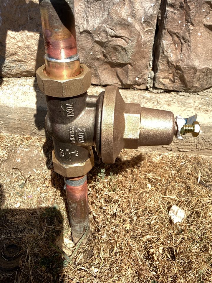 Water heater installed and 1 inch pressure regulator installed in West Covina, California for a single-family three bathroom house