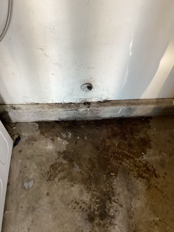Snake secondary laundry line through cleanout access Line clear in Cerritos, California or single-family two bathroom house