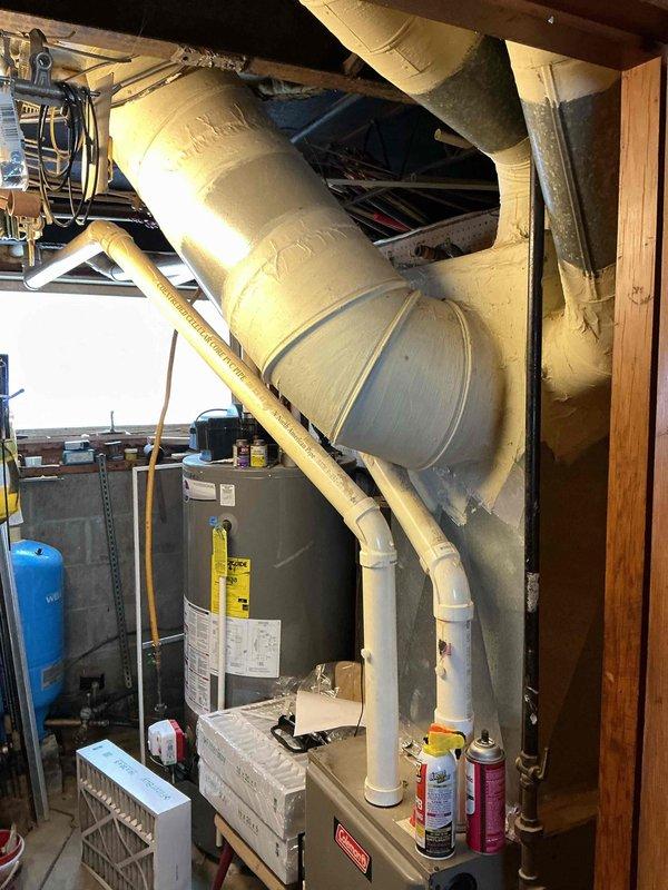 Completed removal and replacement of failed low pressure switch with OEM equivalent on residential furnace system. Identified possible issues with inducer motor and control board during diagnostic testing. Verified proper system operation following pressure switch replacement and performed operational testing to confirm restoration of normal furnace function.