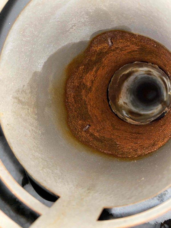 Responded to no heat call and diagnosed severely corroded and rusted out roof jack. Verified power and control systems were functioning properly with no error codes present. Ordered replacement roof jack to restore proper ventilation and ensure safe furnace operation.