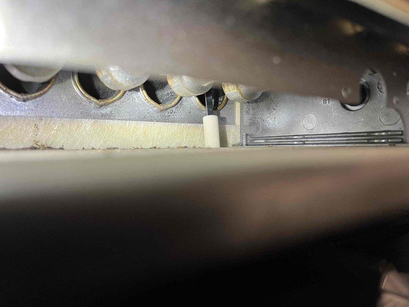 Performed annual furnace inspection and identified dirty filter requiring replacement. Inspected blower wheel assembly and heat exchanger components which appear to be in normal working condition with no visible damage. Customer declined replacement filter and will purchase their own.