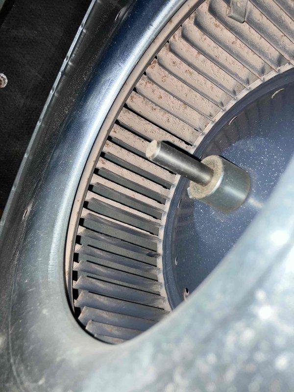 Performed annual furnace inspection on 19+ year old unit. Diagnostic testing showed combustion analysis readings of O2 at 12.0%, CO at 31 PPM, and CO2 at 5.1%. Visual inspection of blower assembly revealed dust accumulation. Recommended replacement of burners and ignitor due to age and condition, with immediate preventive maintenance advised to ensure continued safe operation.