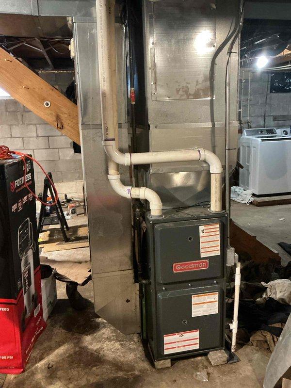 Successfully completed replacement of a faulty 24V LP gas valve (P/N: 0151M00027FK) and pressure switch (P/N: 0130F00646S) on a Goodman furnace system. Conducted comprehensive diagnostic testing with digital meter to verify proper electrical readings after installation. System now operating within manufacturer specifications.