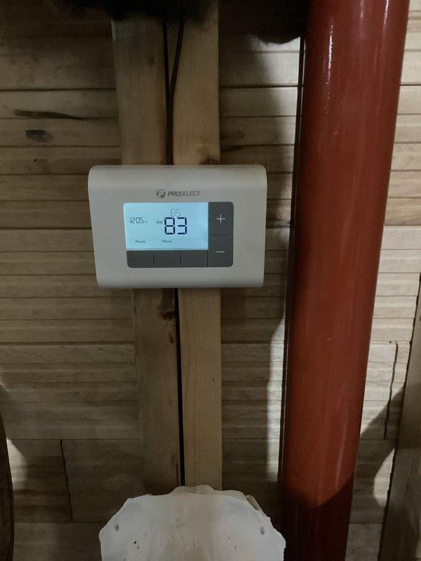 Installed basement thermostat per original quote and configured wiring on zone board to address heat zone issues. Adjusted pump speeds and pressures to balance heating loop distribution and ensure proportional output. Verified system operation via control board indicators and digital thermostat functionality.