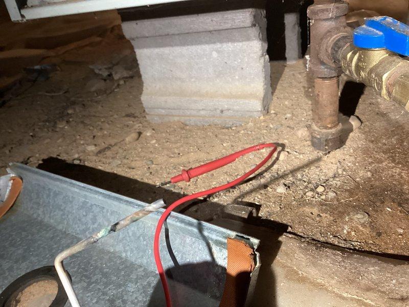 Performed annual inspection on Trane XE90 furnace and identified numerous repair needs. Examined components in crawl space including plumbing fixtures and electrical connections. Provided repair estimates and replacement options to customer, who will contact LP company regarding regulator replacement.