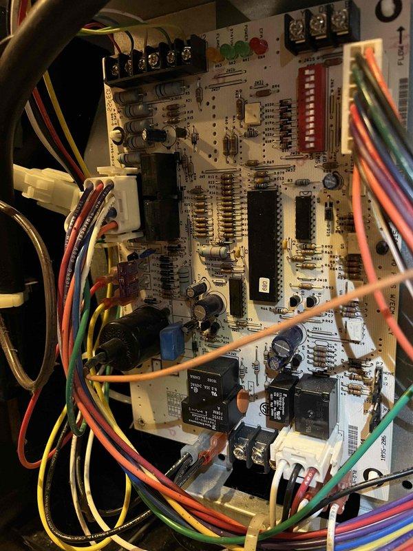 Responded to no heat complaint for 10+ year old furnace where indoor temperature had fallen to 41 degrees. Completed comprehensive system overhaul including replacement of blower motor, control board, flame sensor, spark igniter, and burners. Post-repair testing confirmed proper operation with heating restored to set point without issues.