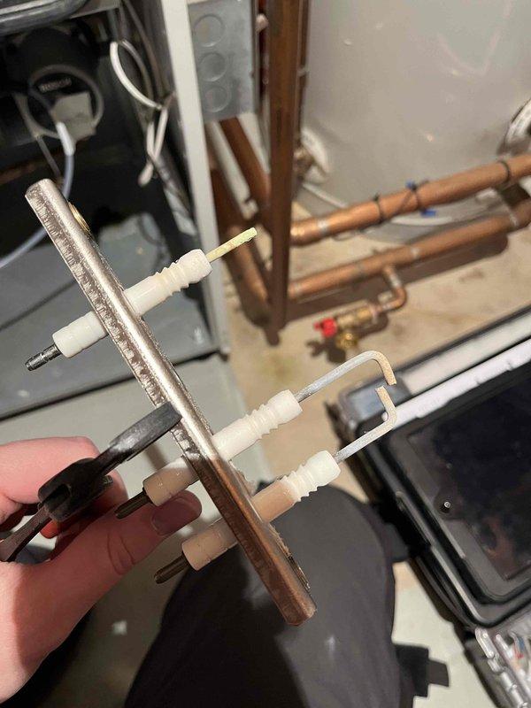 Performed annual prepaid maintenance inspection on boiler system. Identified and addressed seepage at internal circulation pump unions (Bosch unit). Customer was informed of repair options for a permanent fix.