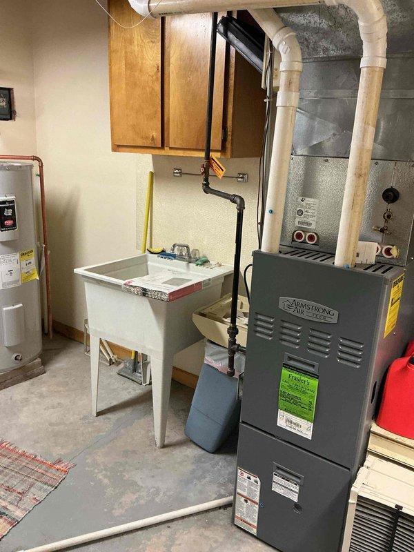 Completed annual heat inspection for Partner Plan on Armstrong Air furnace system. Replaced air filter and humidifier pad as part of regular maintenance service. Equipment appears to be functioning normally with no issues identified.