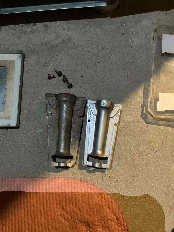 Responded to service call for approved repair. Attempted to install new burners and igniter per the sold work (DSI Ignitor R46827-001 and Burner R41948-001), but discovered incompatible parts had been supplied. Verified issue by inspecting electrical connections and existing components. Ordered correct replacement parts and scheduled return trip to complete the humidifier pad replacement and finalize repairs.