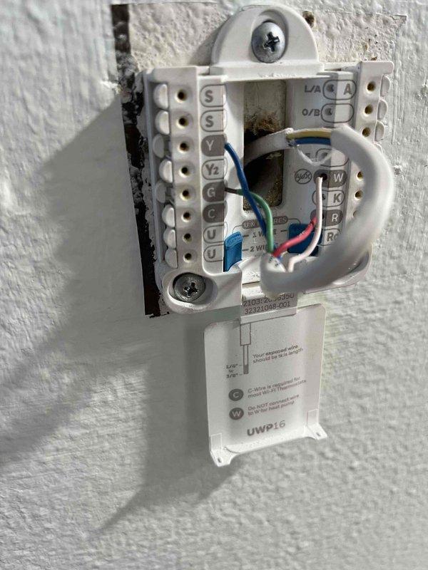 Performed annual inspection on 5-year-old furnace under Partner Plan. Identified multiple issues including scummed humidifier, flame sensor with dead spots, and aged components. Replaced ignition electrode and verified proper thermostat wiring connections for future Wi-Fi thermostat installation. Provided preventative maintenance recommendations to customer.