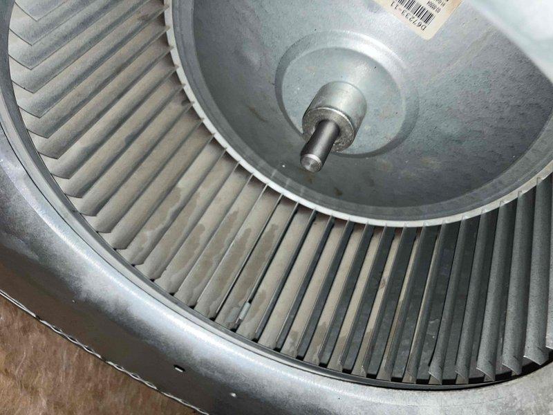 Completed annual prepaid maintenance on furnace system. Conducted full inspection of blower wheel assembly for proper operation. Performed combustion analysis with readings of CO 31F, CO2 7.4%, and temperature 101.1F, confirming system is operating within normal parameters. No issues requiring repairs identified at this time.