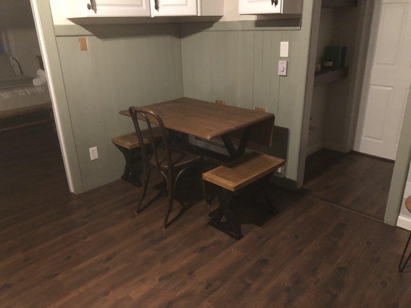 Completed installation of new baseboard heaters, including (1) 4-foot unit in small bedroom, (1) 4-foot unit in dining area, and (1) 6-foot unit under living room TV. Removed old wall furnace and capped chimney. All wiring was routed through attic space with wiremold installed along walls to baseboard locations. Final inspection and photo documentation of completed work was performed for client review.