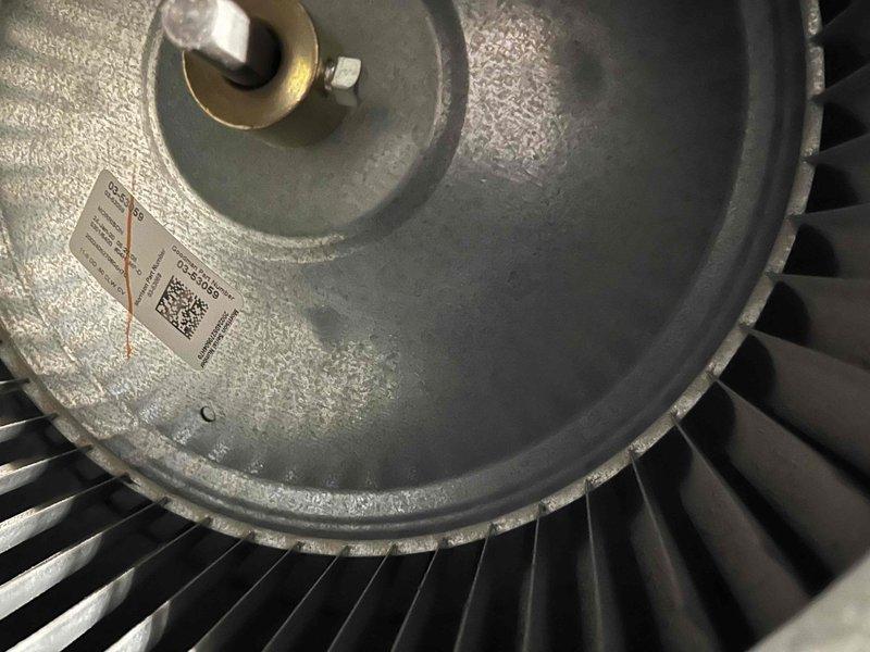 Performed annual preventative maintenance on a 5-year-old heating system. Inspected the furnace unit, air handler, and associated ductwork. Cleaned and examined the blower wheel assembly, confirming proper operation of all components under the Partner Plan maintenance agreement.