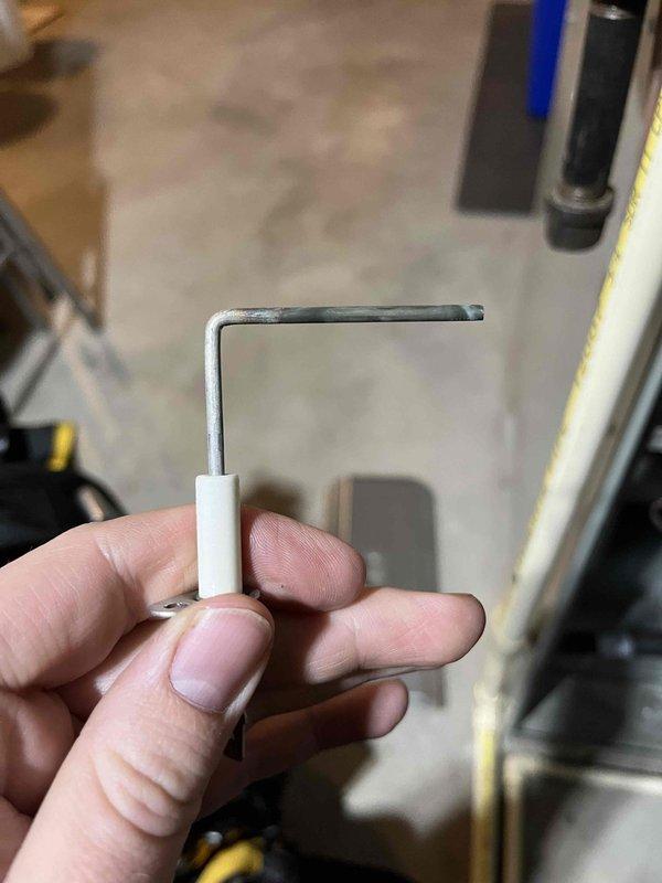 Performed annual tune-up on 17-year-old Trane furnace. Inspection revealed igniter corrosion, high amp draw on inducer motor, and accumulated dirt on blower wheel. Presented customer with repair options after documenting issues with components.