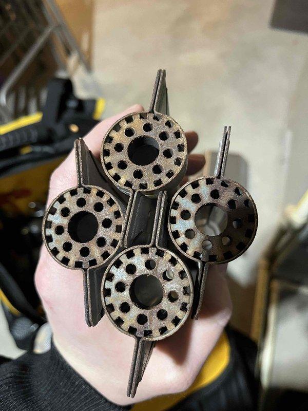 Performed annual tune-up on 17-year-old Trane furnace. Inspection revealed igniter corrosion, high amp draw on inducer motor, and accumulated dirt on blower wheel. Presented customer with repair options after documenting issues with components.