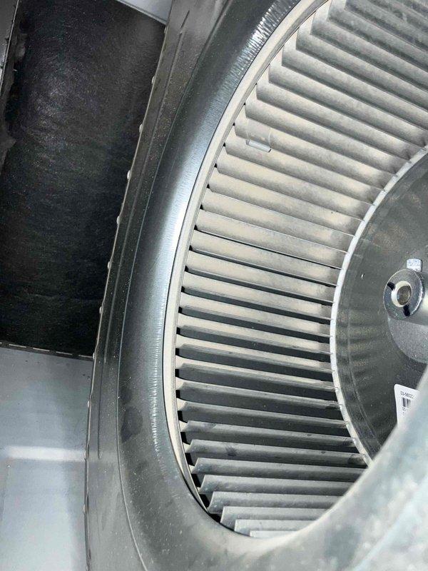 Performed scheduled fall heating tune-up on customer's furnace unit under partnership program. Conducted comprehensive diagnostic testing with digital measurement device, checking system parameters and pressure readings. Inspected blower wheel assembly for proper operation and cleanliness, confirming normal working condition without visible damage or unusual buildup. Provided preventive maintenance recommendations to customer.