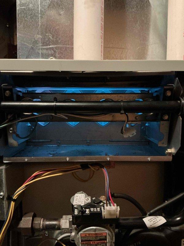 Completed replacement of deteriorated burners and flame sensor in customer's furnace as per sold repair estimate. Observed significant corrosion on the original burner assemblies which were removed and replaced with new components. System was tested after installation with proper flame pattern and operation confirmed.