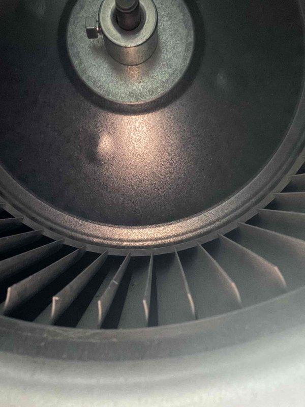 Performed annual heat inspection on furnace with reported operational issues. Diagnosed multiple problems including flame sensor dead spot, corroded igniter and burners, and non-functioning humidifier. Completed immediate repairs by reseating cover to properly engage door switch and fixing kinked humidifier drain line. Documented condition of blower assembly and drainage system for future reference.