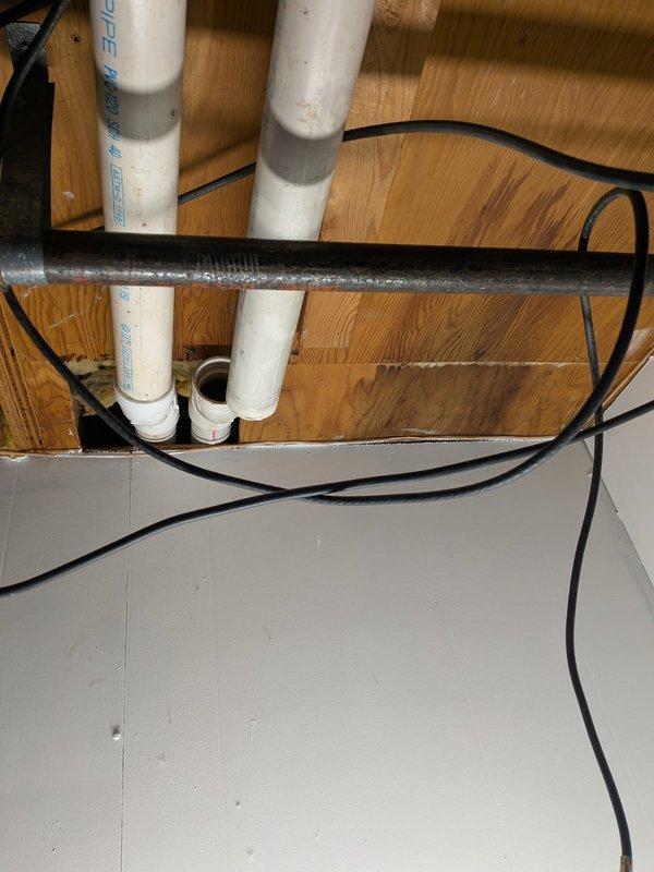 Responded to service call for improperly installed PVC exhaust pipe on furnace. Discovered unsealed connection in exhaust venting that was allowing carbon monoxide to leak into the home, likely contributing to customer's reported illness. Properly secured and sealed the loose PVC fitting with appropriate adhesive to restore system safety and functionality.