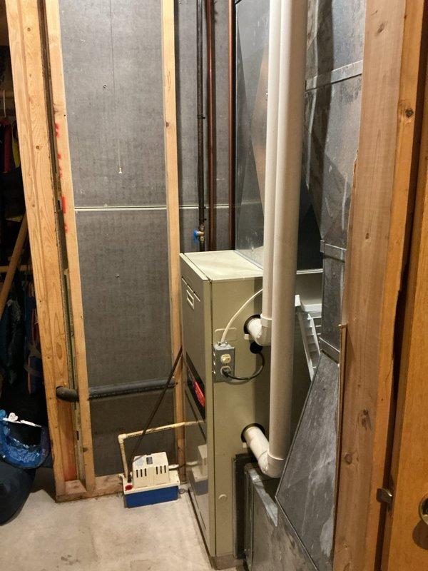 Performed diagnostic inspection on 20+ year old Bryant Plus 40 furnace experiencing intermittent shutdowns. Conducted preventative maintenance service including cleaning components and checking electrical connections. Identified aging system with potential reliability concerns but restored to operational status. Will require monitoring as unit has reached end of expected service life.