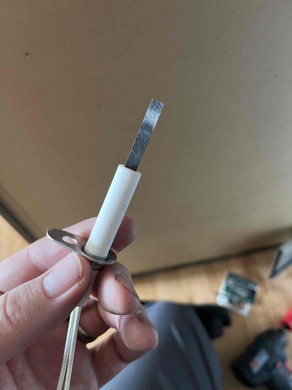 Responded to service call for furnace with alternating red and green lights on circuit board indicating 1-hour lockout status due to failed ignition attempts or blocked airflow. Diagnosed multiple issues including dead spots on flame sensor, corrosion on igniter, and dirty filter. Replaced flame sensor during visit and scheduled return trip to install new igniter; customer will handle filter cleaning.