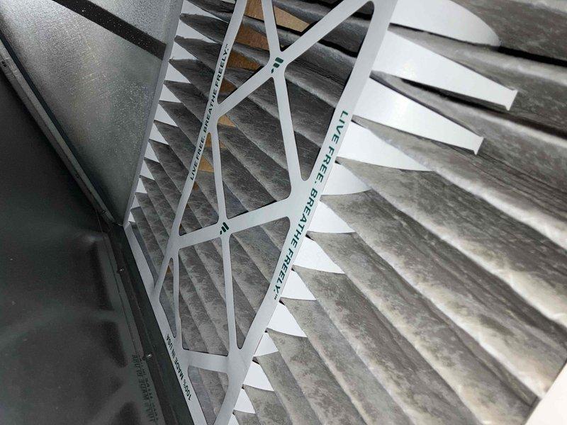 Performed annual furnace maintenance inspection. Found and replaced dirty air filter with significant dust accumulation. Inspected blower wheel assembly which appeared clean and in proper working condition. No additional issues identified.