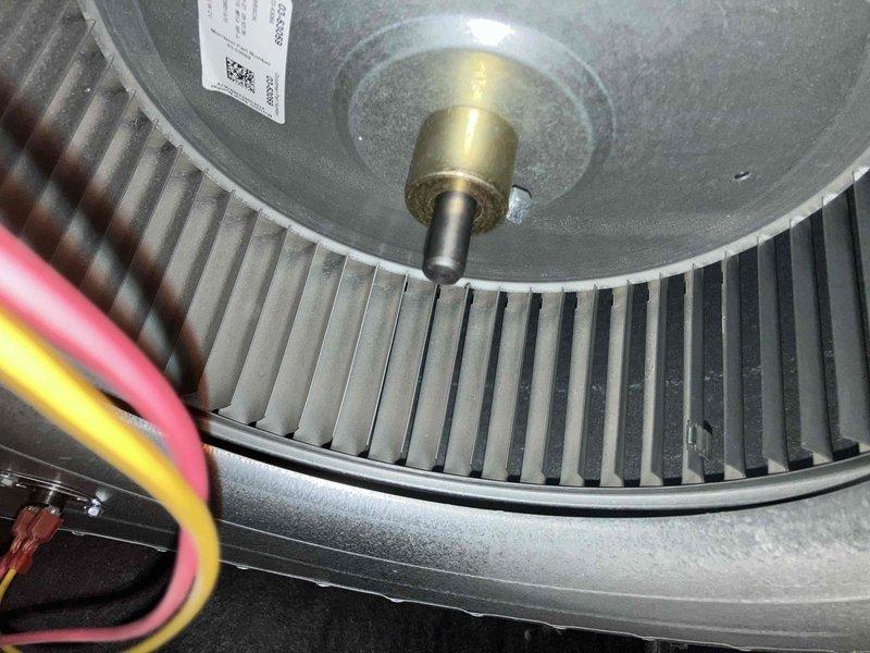 Performed annual furnace maintenance inspection. Found and replaced dirty air filter with significant dust accumulation. Inspected blower wheel assembly which appeared clean and in proper working condition. No additional issues identified.