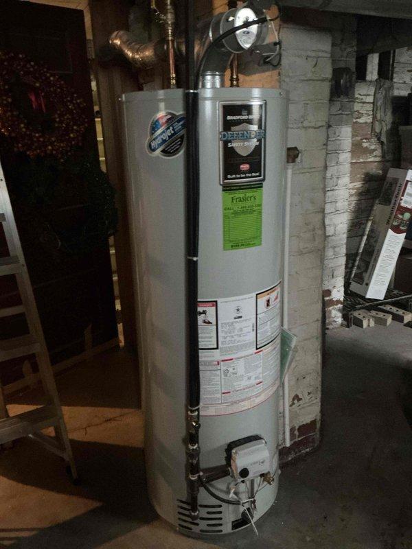 Performed annual preventative maintenance on furnace as part of prepaid service plan (1/2 of complete HVAC service). Replaced dirty air filter, inspected blower wheel assembly, and verified proper operation of all components. Water heater was also visually inspected with no immediate concerns noted.