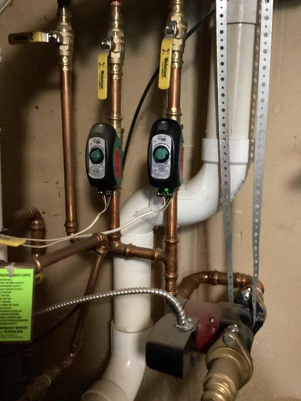 Performed boiler tune-up service and diagnosed clicking noise similar to failing starter. Investigation revealed faulty actuator on the Wilo circulation pump within the hydronic system. Removed and replaced defective actuator, restoring proper operation of the boiler system.