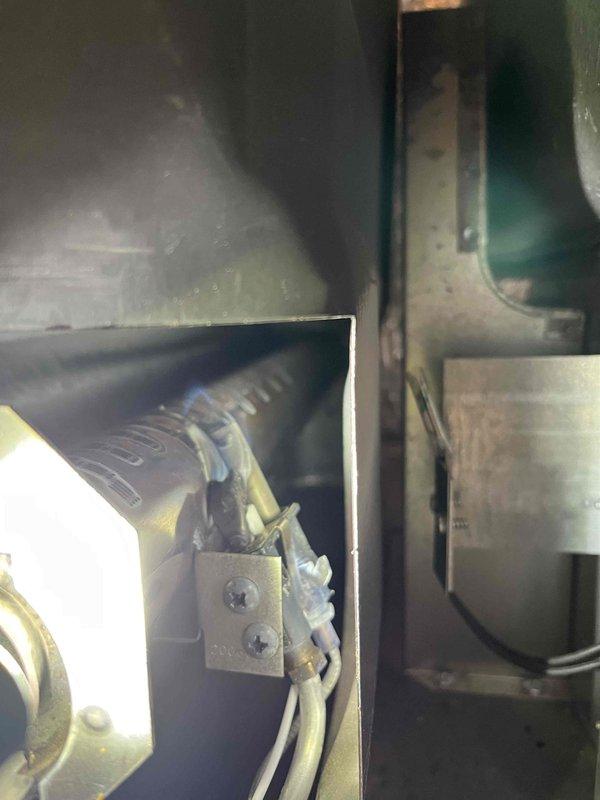 Performed annual inspection on 24-year-old cabin heater (second unit on property). Observed significant corrosion on pilot assembly and burner, with flame pattern indicating proper combustion during testing. Advised customer that while system is operational, replacement of pilot assembly is recommended, though burner component is obsolete.