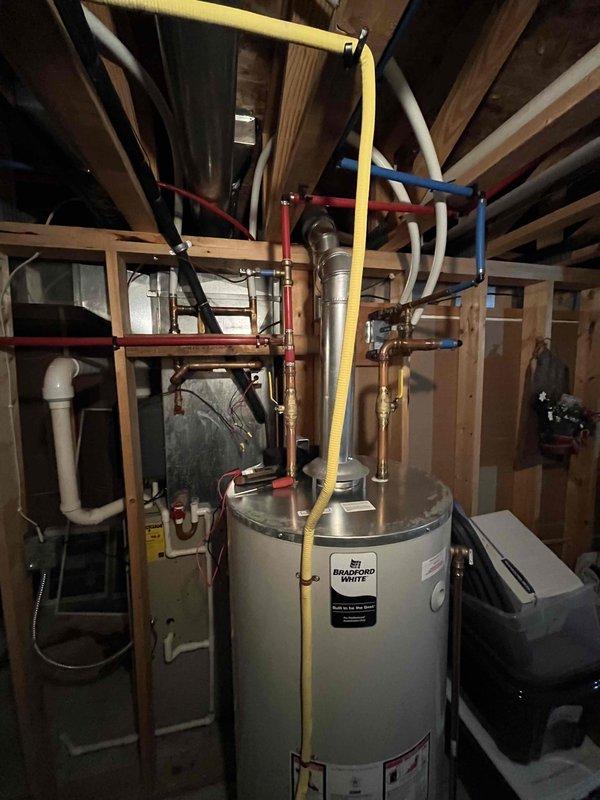 Diagnosed and repaired hydronic heating system issue where the furnace was not heating with wood stove but functioning with gas backup. Investigation revealed the zone valve end switch was failing to close properly to activate the air handler when called by the thermostat. Replaced faulty zone valve for the upstairs hot water coil from wood boiler, restoring proper system operation and heat distribution.