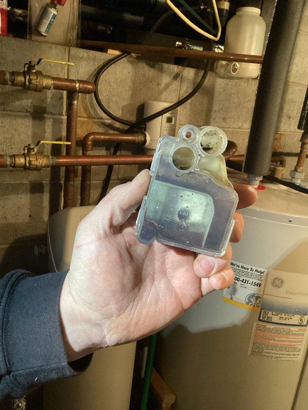 Performed annual maintenance on 20-year-old Trane LP furnace, identifying multiple system issues including corrosion, a failing flame sensor, and deteriorating inducer motor. Replaced faulty components and completed necessary repairs to restore proper system operation and extend equipment lifespan.