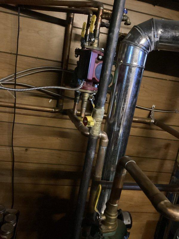 Inspected 10-12 year old Lars Mini Therm boiler with no heat complaint. Diagnostic testing revealed failed heat exchanger with significant deterioration. Recommended complete boiler replacement as repair is not cost-effective given the age of the unit and extent of damage.