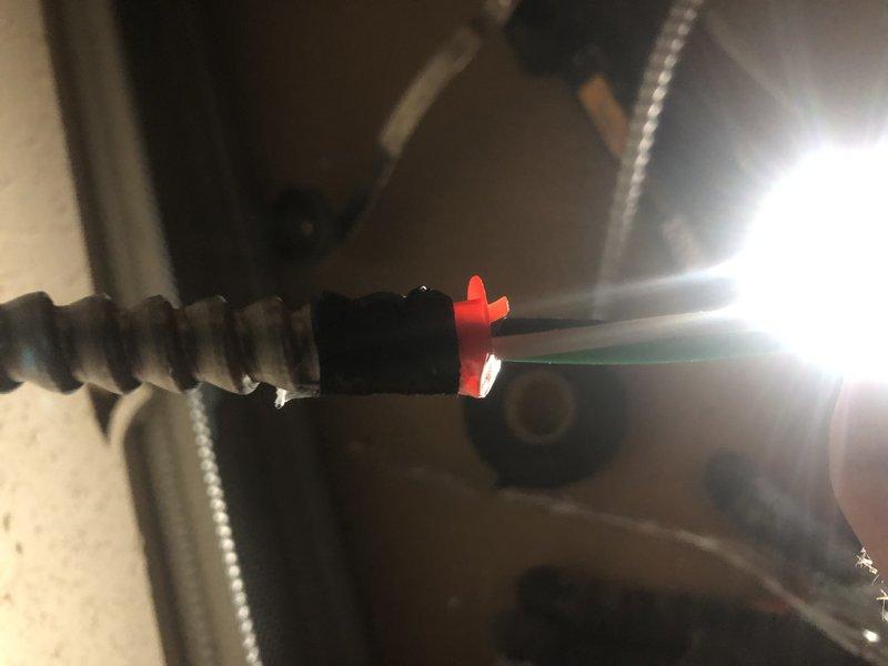 Installed a new dedicated circuit for heat tape by the water heater in the basement electrical panel. Added a new GFCI outlet labeled "Circuit 14" with appropriate conduit connection. Installed metal/plastic inserts in panel blank spaces as requested to ensure code compliance and safety.