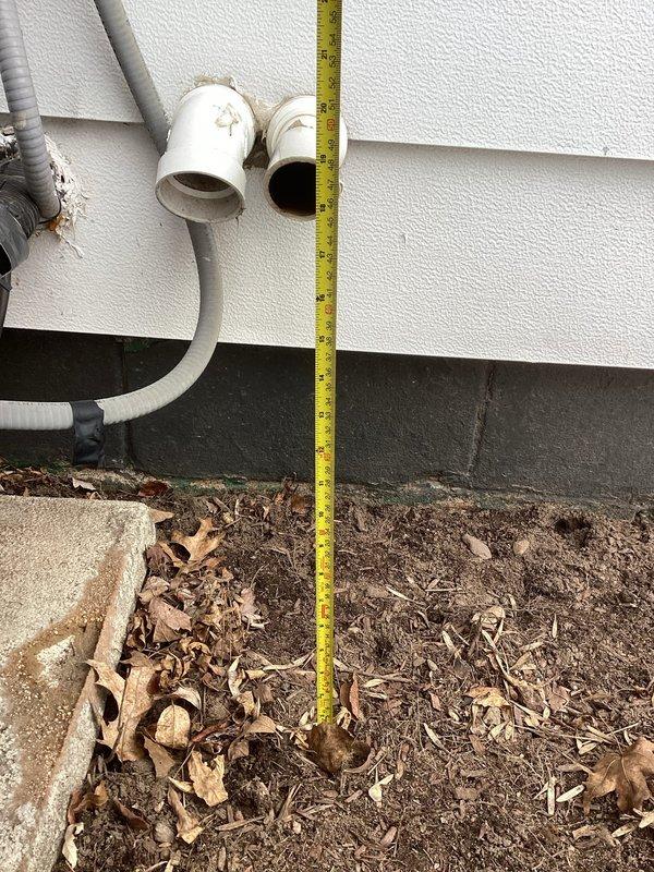 Completed prepaid annual maintenance inspection on furnace system. Upon inspection, discovered failed heat exchanger requiring replacement. Documented condition with photos showing rust staining on exhaust piping and measured condensate drainage system. Provided customer with repair/replacement options to address failed component.