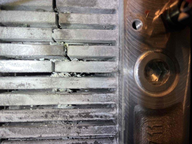 Completed Partner Plan inspection of boiler system. Upon inspection, identified inducer motor producing excessive noise indicating bearing wear or imbalance. Found electrode deterioration requiring replacement to ensure proper ignition. Observed significant buildup on heat exchanger fins with accumulated debris and dust restricting airflow, which reduces heating efficiency and could lead to overheating. Documented all findings with photographs and provided estimates for necessary repairs to address inducer motor replacement, electrode replacement, and heat exchanger cleaning.