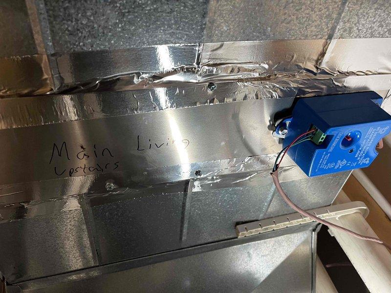 Replaced all three zone damper actuators in the HVAC system to restore proper zoning functionality. After installation, diagnosed and corrected improper wiring between the zone controller and damper actuators to ensure all zones operated as designed. System tested and verified to be functioning correctly with all zones responding appropriately to thermostat calls.