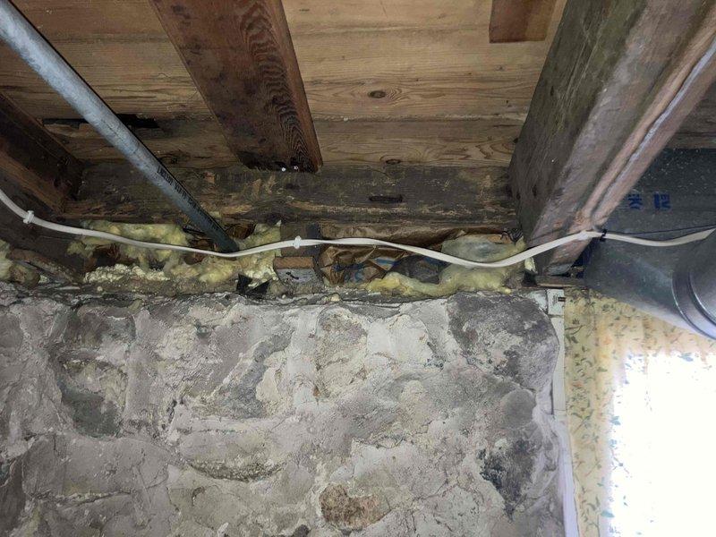 Conducted on-site assessment of first-floor dryer vent system and provided detailed estimate for service. Inspected crawl space and basement areas, documenting existing conditions including exposed floor joists, plumbing infrastructure, insulation placement, and structural access points to determine scope of work required for proper dryer vent installation or modification.