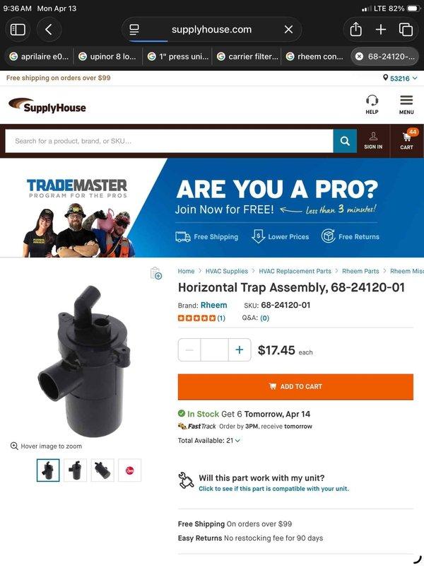 Completed annual maintenance on furnace over 10 years old. Identified leaking gas valve model VR8205S2395 during inspection. Replaced defective gas valve with new unit and verified all connections for proper seal. Inspected blower motor assembly, electrical connections, and condensate drainage system. System tested and confirmed operational with no gas leaks detected.