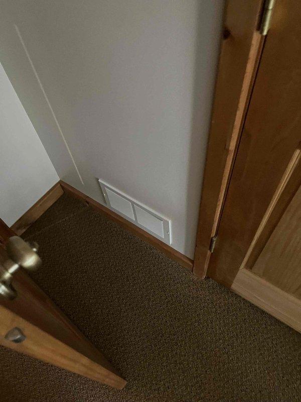 Conducted comprehensive duct cleaning assessment at residential property where occupant experiences allergen-related issues. Inspected air return vents and ductwork throughout the home, documenting dusty conditions within the system. Provided estimate for complete duct cleaning service and presented iWave air purification system as an additional indoor air quality solution to address allergen concerns.
