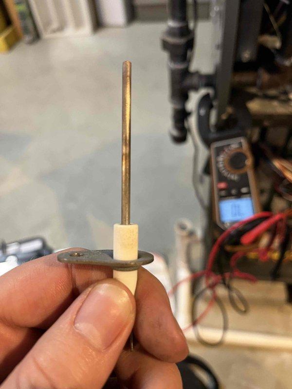 Completed annual preventative maintenance inspection on furnace under partner plan. Inspected and documented burner orifices and flame sensor assembly, confirming proper operation of all components. Discussed age-based preventative replacement options with customer for future consideration.