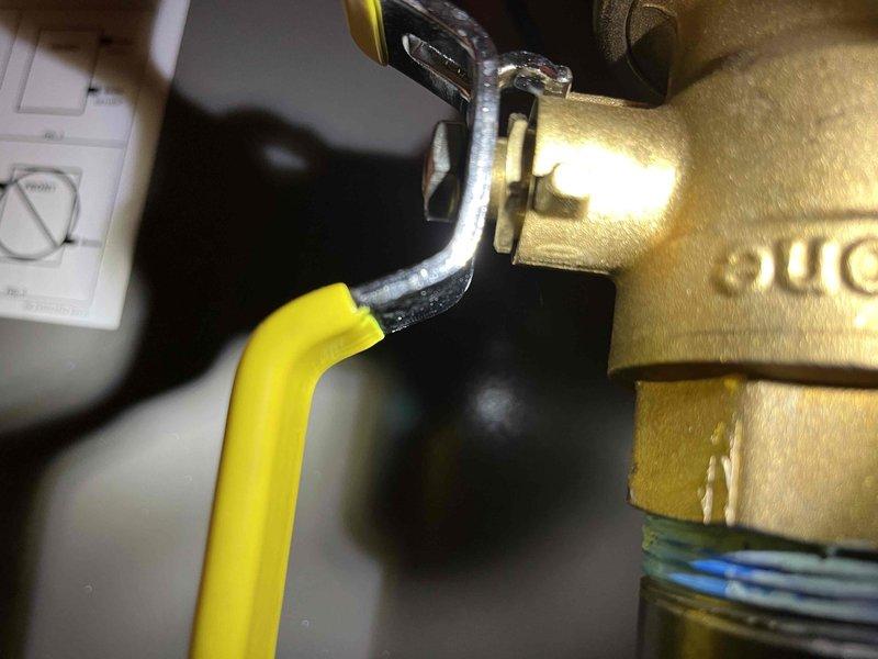 Responded to reported boiler fluid leak for recall inspection. Conducted thorough examination of all piping and connections in boiler area but could not replicate the leak or identify any active leaking points at time of service. Tested system antifreeze concentration, which measured at 45% and is within normal operating parameters. Advised customer to document any future leaks with photographs for further evaluation.