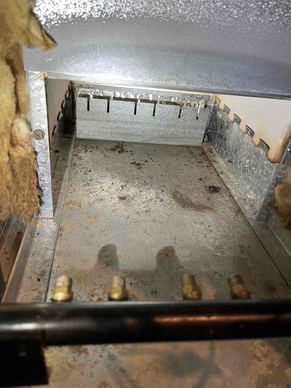 Completed annual partner plan inspection on boiler system. Observed slight corrosion on pilot assembly and buildup present on heat exchanger. Documented equipment condition with photos and provided preventative maintenance estimates to address findings.