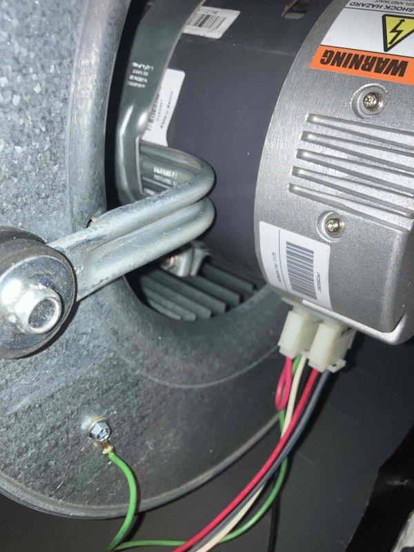 Completed prepaid annual maintenance on furnace #1. Performed combustion analysis testing showing oxygen level at 9.9%, CO2 at 6.6%, and temperature readings within normal parameters. Inspected blower motor assembly, electrical connections, and all system components. No issues found, unit operating properly.