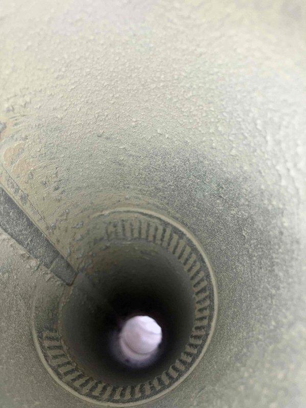 Completed dryer duct and bathroom vent cleaning service. Removed significant accumulation of lint and debris from the rigid metal dryer exhaust duct running from the appliance to exterior termination point. Also cleaned bathroom exhaust vent, which showed heavy dust buildup on interior surfaces. Both ventilation systems are now clear and functioning properly.